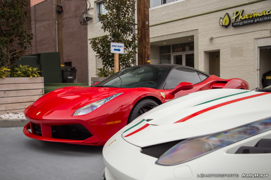 Ferraris at Cars and Coffee La Jolla Car Show and Meet