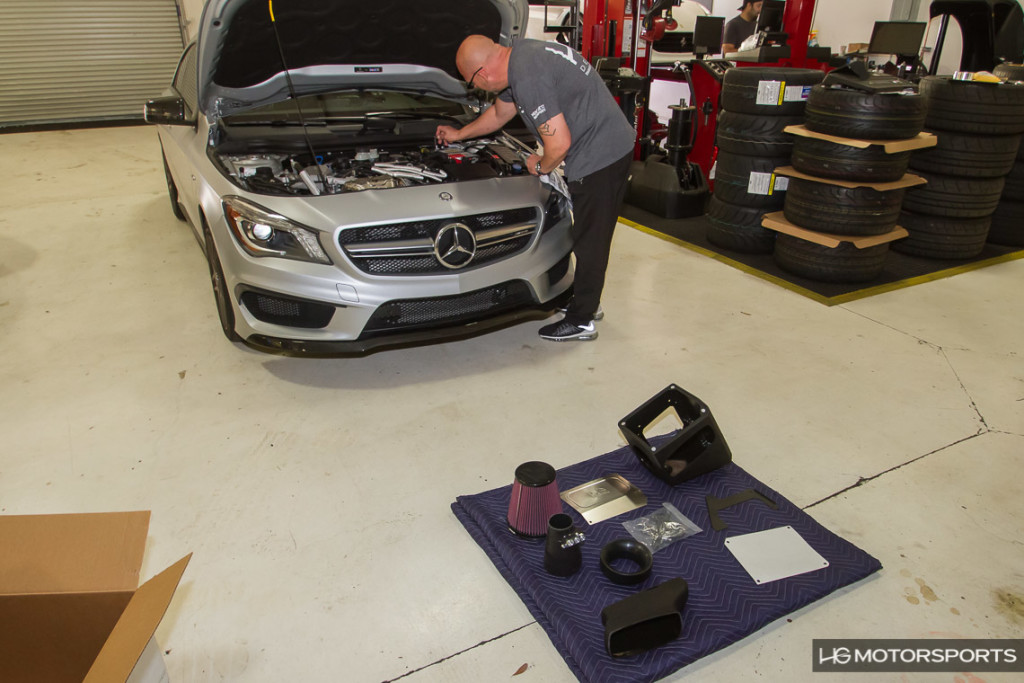 HGMS Mercedes CLA 45 AMG Intake Install