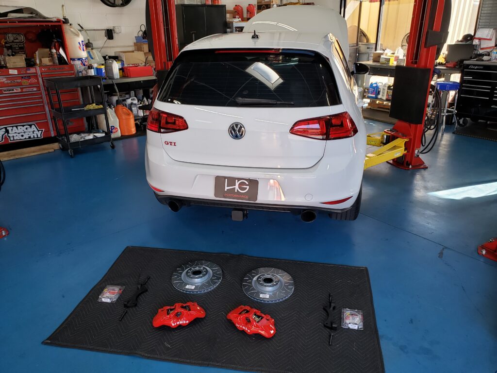 VW GTI Brembo Rotor Caliper brake VW GTI Brembo Rotor Caliper brake