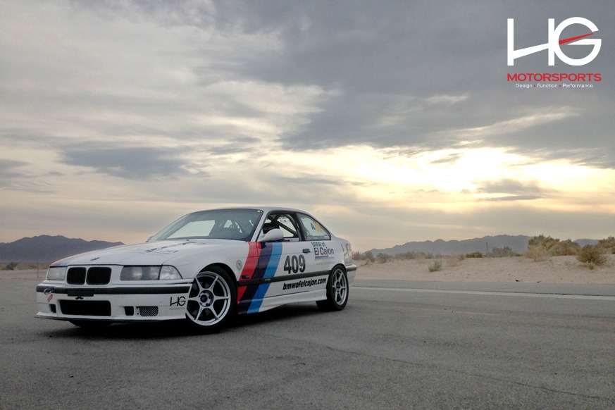 BMW E36 M3 with HG Design full roll cage by HG Performance